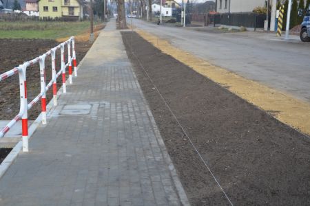 Chodnik i oświetlenie LED wzdłuż ul. Pszennej w Ścierniach
